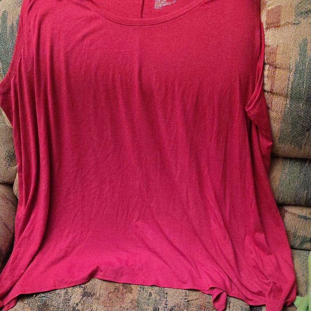 Women's Tank Top in Red 5XL